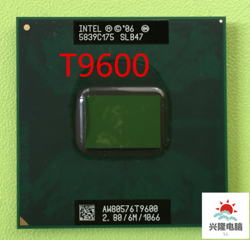 Процессор Intel Core 2 Duo T9600 кэш память 6 МБ/2 8 ГГц/1066/двухъядерный процессор Socket 479 для