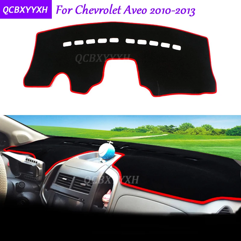Коврик для приборной панели Chevrolet Aveo 2010 2013 защитный коврик интерьера Photophobism