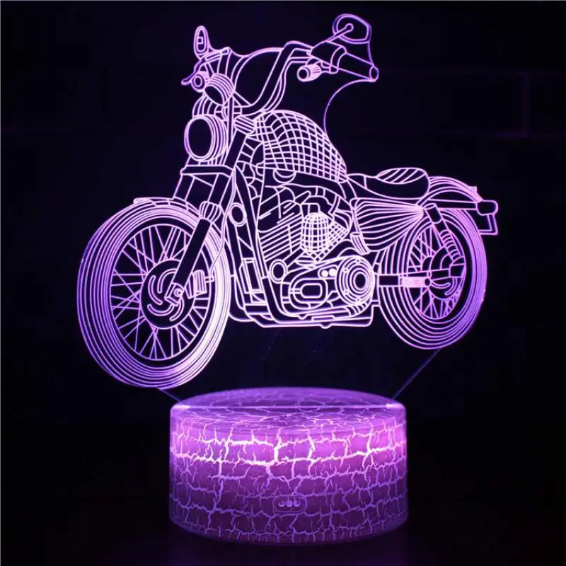 Креативные цветные настольные лампы с Usb разъемом для гостиной 3d светодиодные