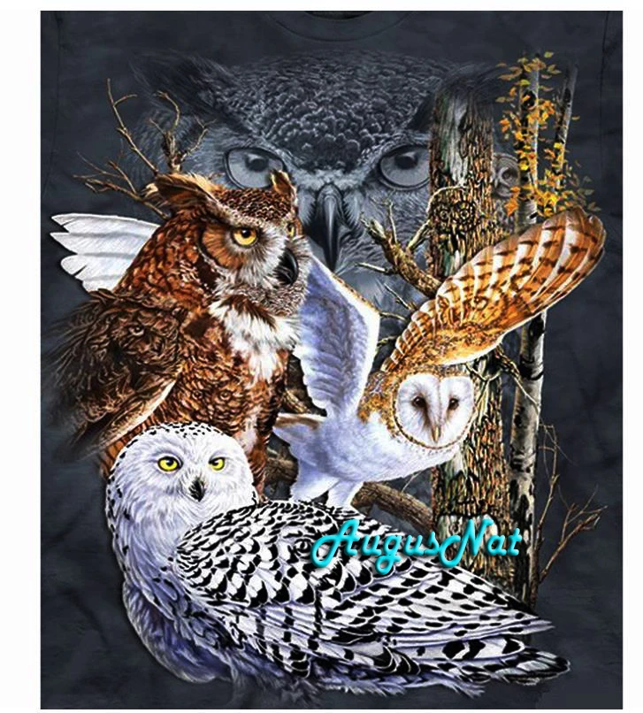 owls diamond painting full round animals wall art 5d diy dotz kits paint on canvas crystal embroidery birds gift | Дом и сад