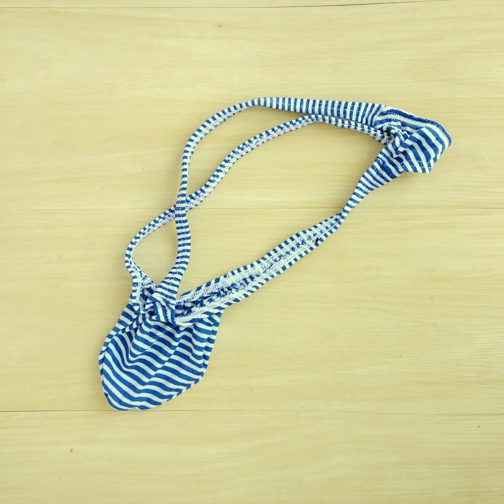 Мужская ракета Танга выпуклый с низкой посадкой струны хлопка поли