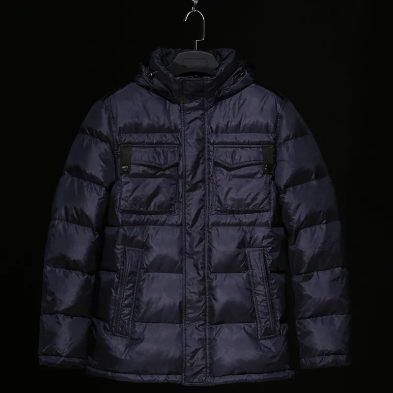 MALIDINU 2022 High Quality Men Down Jacket Winter Thick Down Coat Brand 70%White Duck Down European Size Down Coat Free Shipping