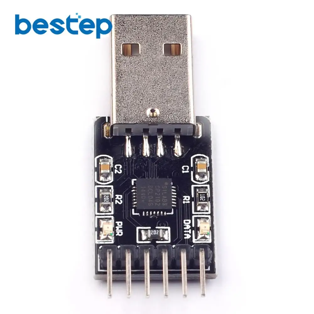 CP2102 USB 2 0 в TTL UART модуль 6-контактный последовательный преобразователь STC заменить