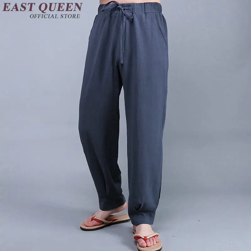 Традиционная китайская одежда для мужчин брюки Китайская традиционная мужская