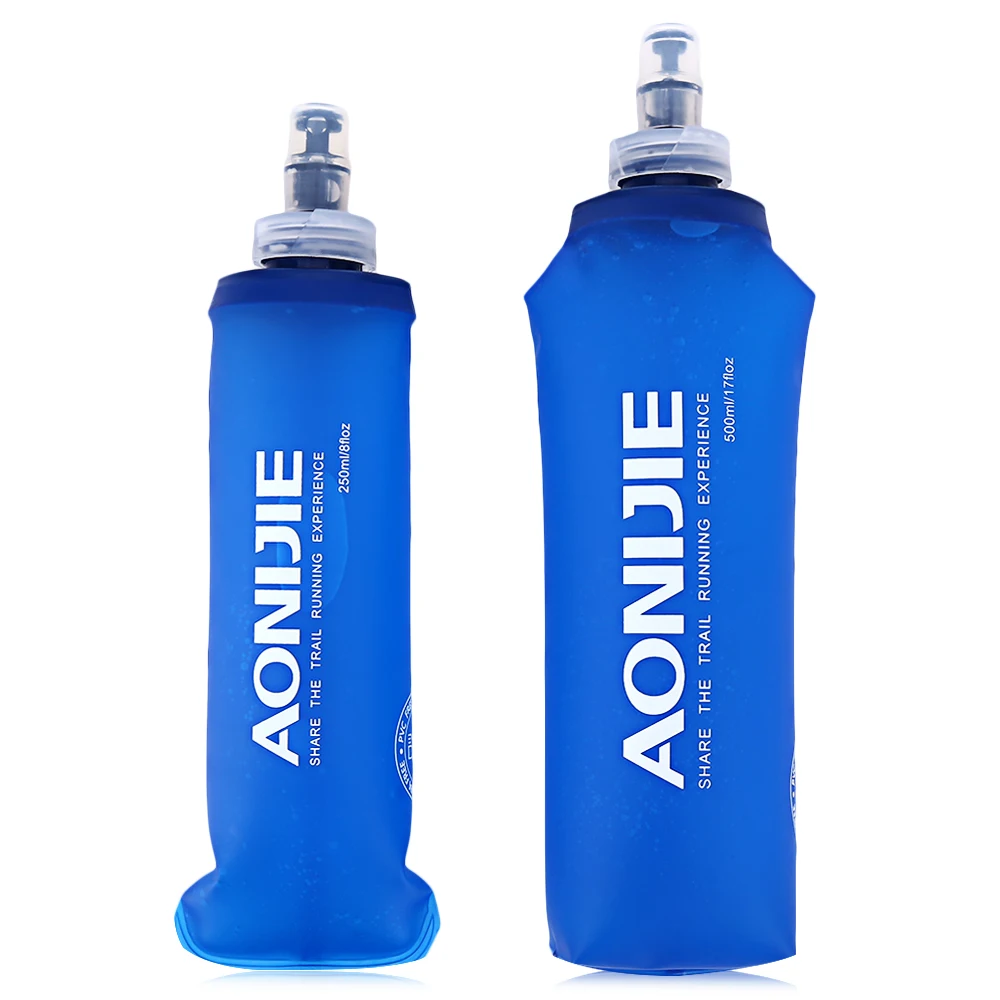 AONIJIE 250 мл 500 походная бутылка для воды сумка бутылки хорошая мягкая фляжка