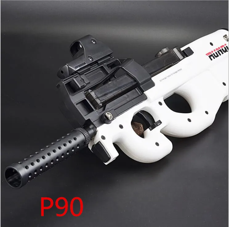 Белый P90 электрическое игрушечное ружье Orbeez Пейнтбол штурмовой Снайпер оружие