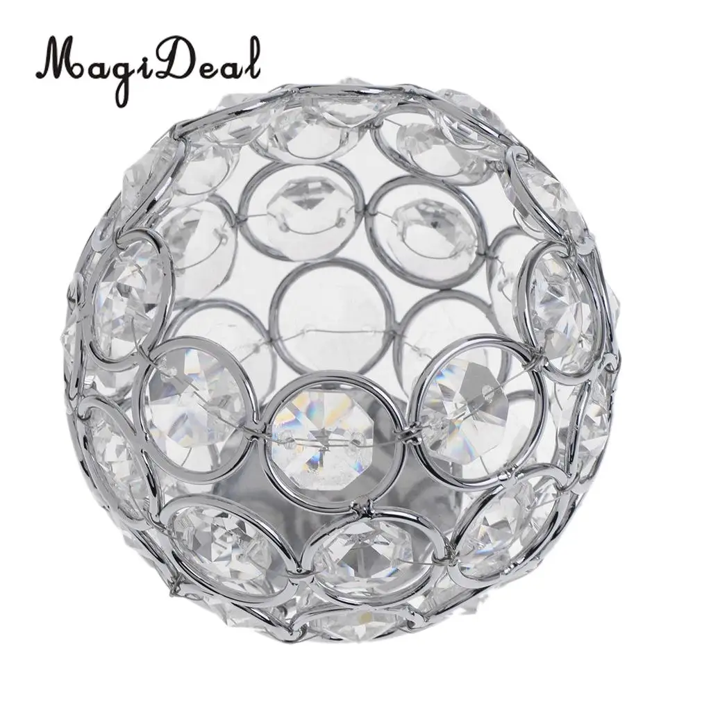 Пара 3 дюймовых хрустальных блестящих подсвечников подсвечники для дома свадьбы