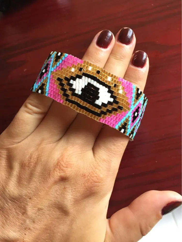 Браслеты shinus для женщин браслет MIYUKI Evil Eye Pulseras Mujer Moda лето 2019 Lucky jeweleway Bohemian Bileklik