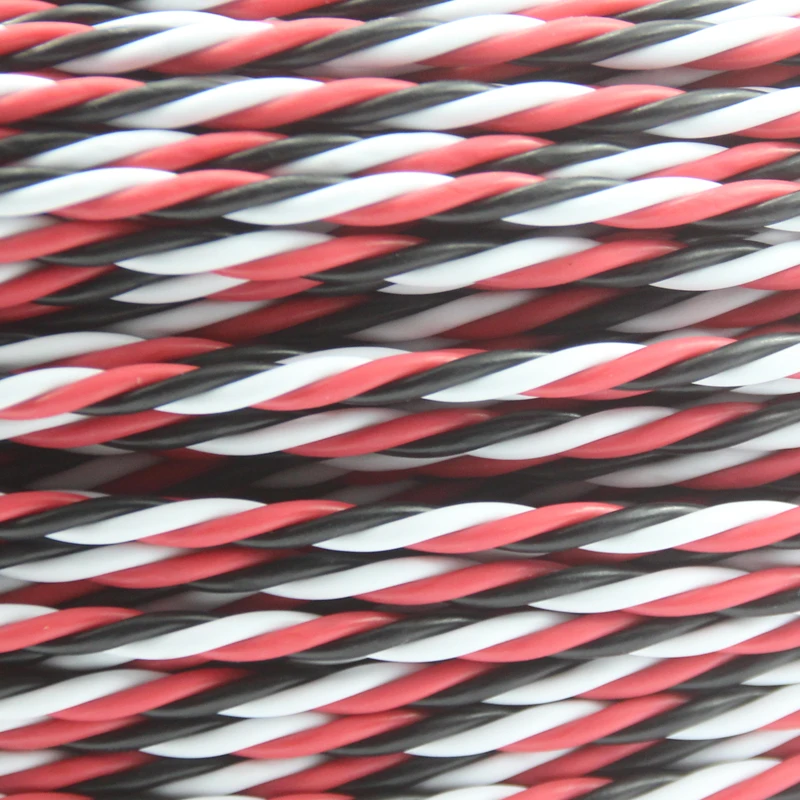 Сервокабель удлинитель OliYin FUTABA Color 22 # 22AWG 60 сердечников 20 метров витой провод без