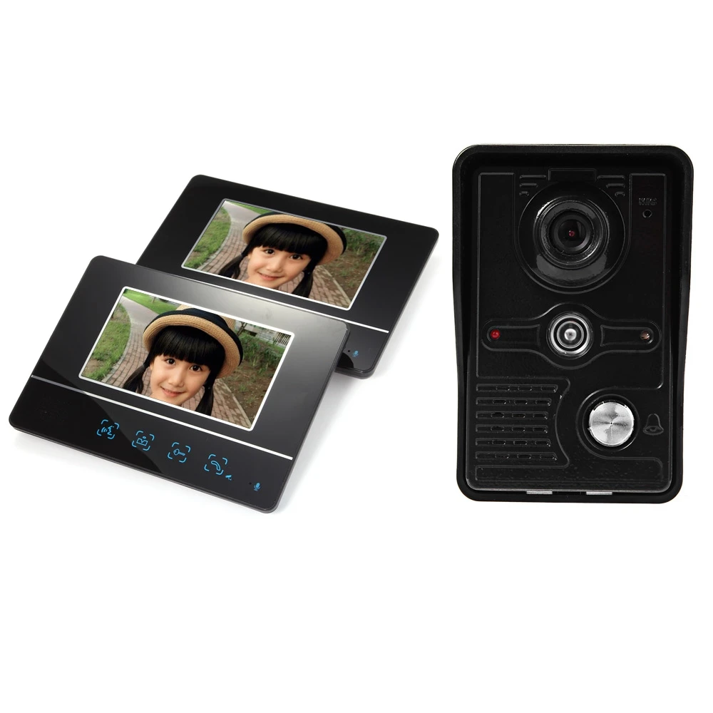 SY811MKB12 7 дюймов TFT экран Hands Free домофон дверной звонок Инфракрасные светодиоды в
