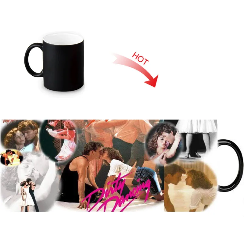 Кружка для кофе Dirty Dancing меняющая цвет Термочувствительная кружка с датчиком