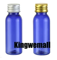 Wholesale 300pcslot 30ml Blue PET Aluminium Cap Bottle