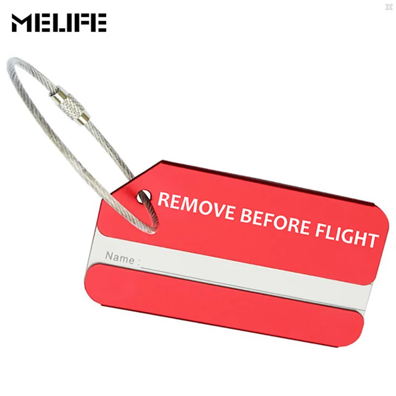 MELIFE мини Прямоугольная алюминиевая спортивная сумка бирки для удаления перед