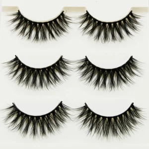 YOKPN преувеличенные черные 3D накладные ресницы крест грязный мягкий завиток Толстые Поддельные ресницы инструменты для макияжа натуральные длинные ресницы