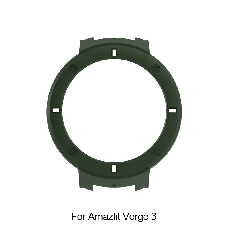 Чехол для Amazfit Bip Midong Pace 1 Stratos 2 Verge 3 Huami, чехлы для умных часов, SIKAI, защита, Жесткая Броня, бампер, ПК, цветной - Цвет: green