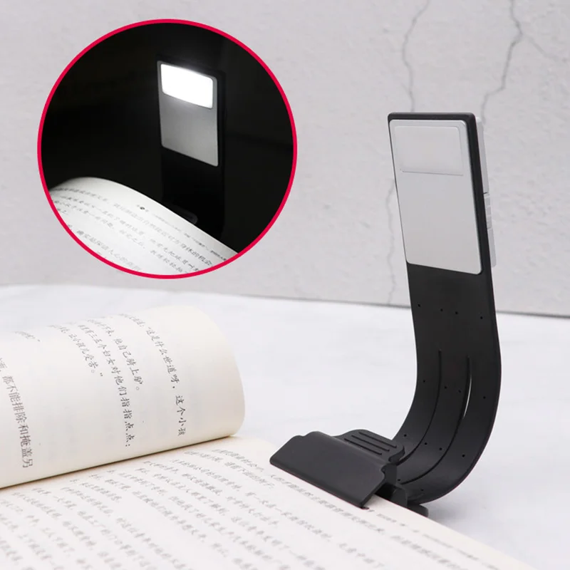 

LED Reading Light USB Charging Bookmark Night Lamp with Clip Bedroom JA55