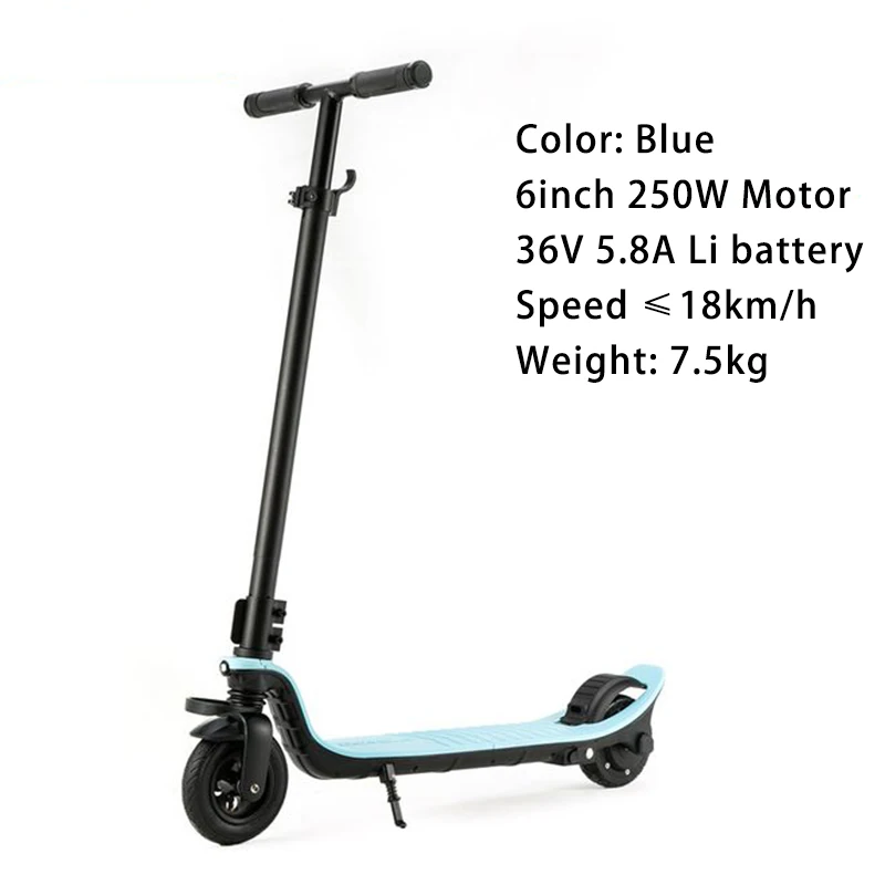 blue 36V 250W 5.2AH 6-дюймовая мини-Электрический скутер, 24 В, 36 В, 48 В, два колеса kick скутеры для взрослых и детей электрический скейтборд мотор самокатэлектрическая hover доска - Цвет: blue 36V 250W 5.2AH