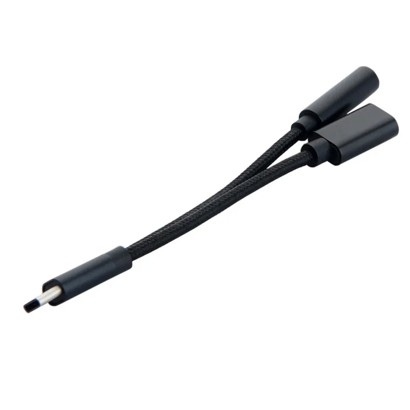 2в1 USB-C кабель USB Тип C до 3 5 мм разъем AUX аудио Type-C наушники гарнитура зарядный