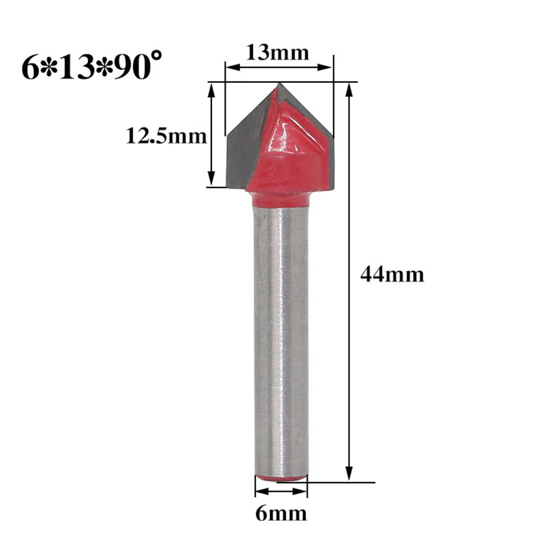 6mm 13mm 90mm 6 мм V бит ЧПУ твердосплавная Концевая фреза Вольфрамовая сталь деревообрабатывающий фреза 3D деревянная Фасонная фреза ДВП бит 60 90 120 150 градусов - Длина режущей кромки: 6mm 13mm 90mm