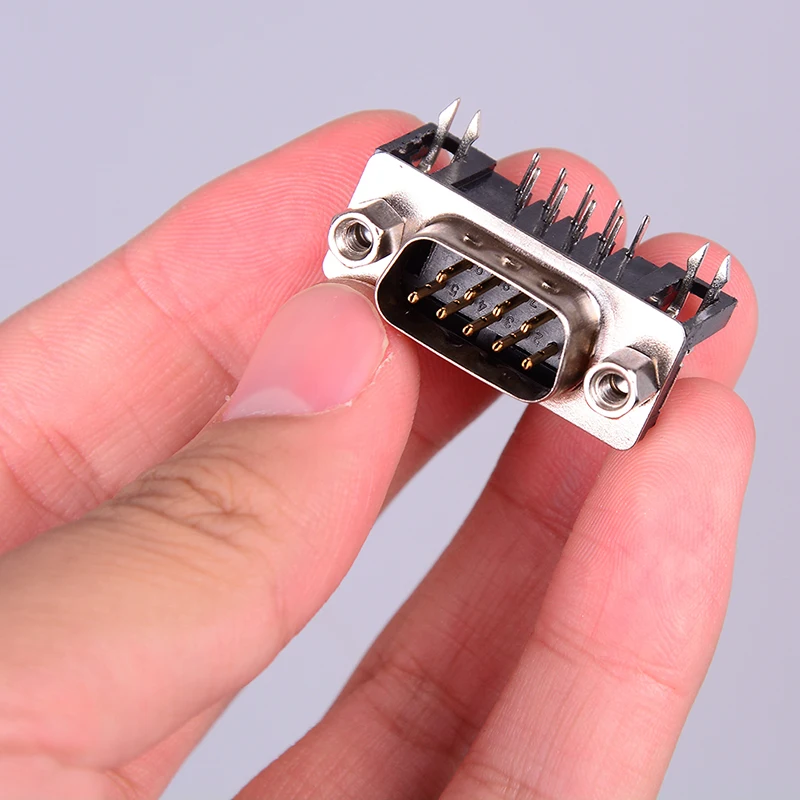 10 шт./лот DB-9 DB9 Мужской Женский монтаж печатной платы DR-9S PCB коннектор RS232 |