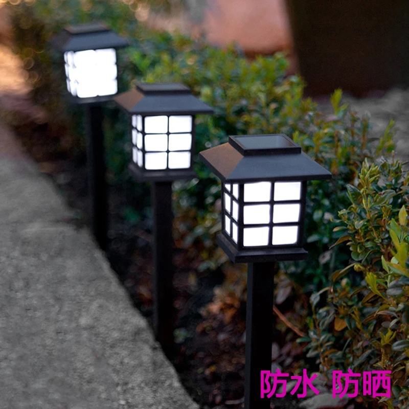Светодиодные фонари на солнечной батарее для дорожек наружный садовый ландшафт