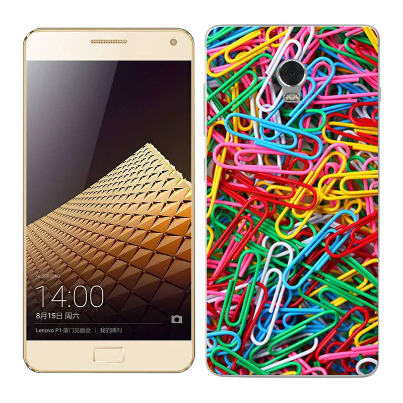 Чехол для телефона Lenovo Vibe P1 TPU мягкий чехол задней панели силиконовый с