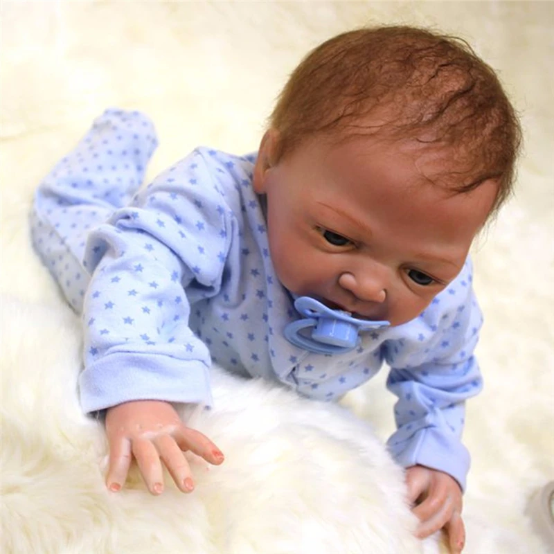 Куклы для новорожденных; Bebe Reborn Dolls; 46 см; мягкая виниловая силиконовая кукла для новорожденных; милые игрушки для девочек; подарок на день рождения для мальчиков