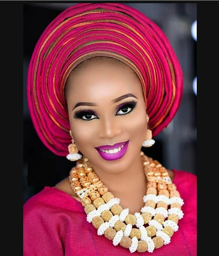 L Сказочные 35 дюймов нигерийские Свадебные Коралловые бусы Ювелирные наборы коралловый и Золотое массивное ожерелье набор CNR893 - Окраска металла: L