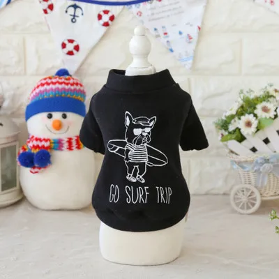 Модные рубашки с принтом шапки толстовки куртки для собак зимняя одежда породы