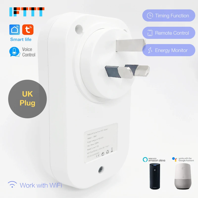 Высокое качество Австралия Wi Fi умный AU NZ разъем питания монитор 16A умная розетка