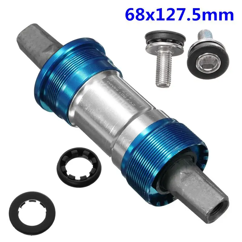 68x127.5mm Подшипник Нижний Кронштейн MTB шоссейный велосипед Нижний центральный кронштейн оси 68 мм водонепроницаемый для фиксированной передачи горных велосипедов - Цвет: 68x127.5mm