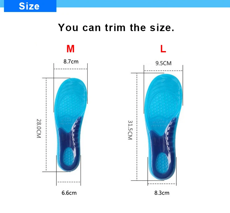 1 пара силиконовые стельки с поддержкой свода стопы | Красота и здоровье