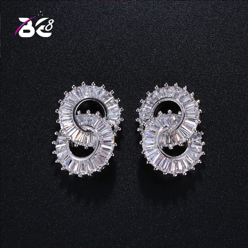 

Be 8 2018 Top Fashion Sale Round Circle Stud Earrings For Women Gifts Elegant Design Jewelry E358