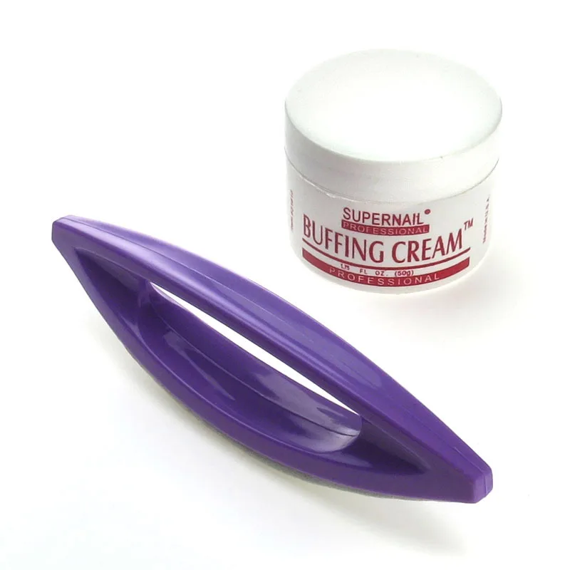 Буфера крем + полировщик новый маникюр Kit кожа буфера профессиональный