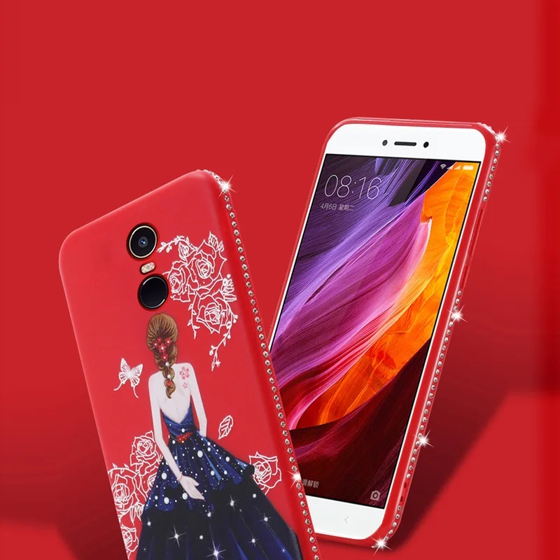Чехол HeyJingles для Xiaomi Redmi Note 4x Защитная мягкая Красивая юбка девочек милый