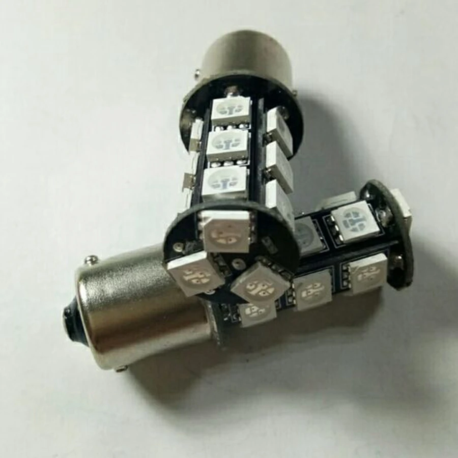 6 шт. 1156 P21W BA15S 5050 Автомобильные светодиодные супер яркие 1S 8SMD поворотные стоп