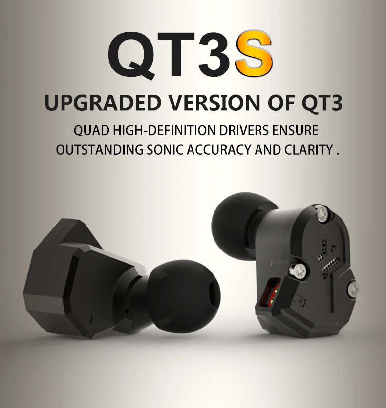 RenoNext QT3S 2DD+ 2BA наушники HIFI в ухо монитор наушники для бега Спортивная гарнитура