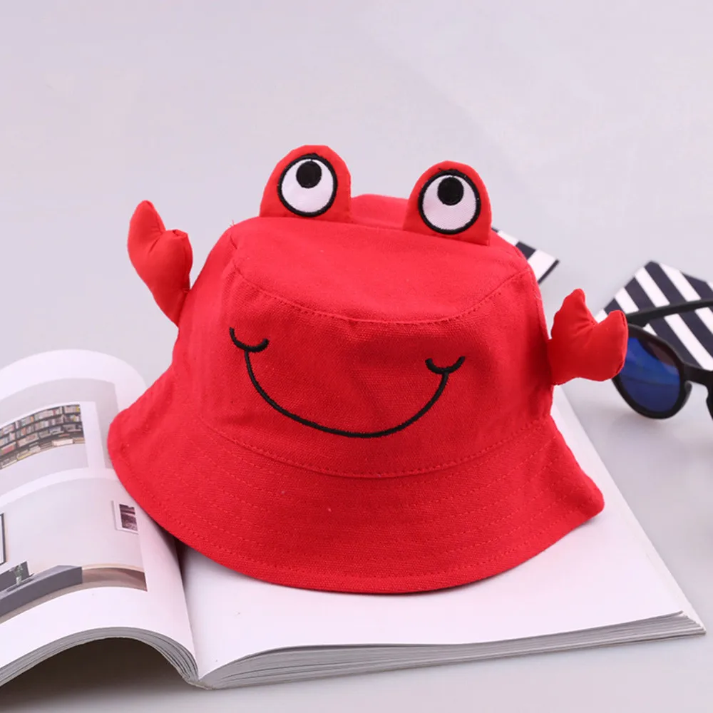 Baby Hat girls boys hat sun caps Kids Toddlers Cartoon Animal Sun Basin Cap Children Fisherman Sunhat | Детская одежда и обувь