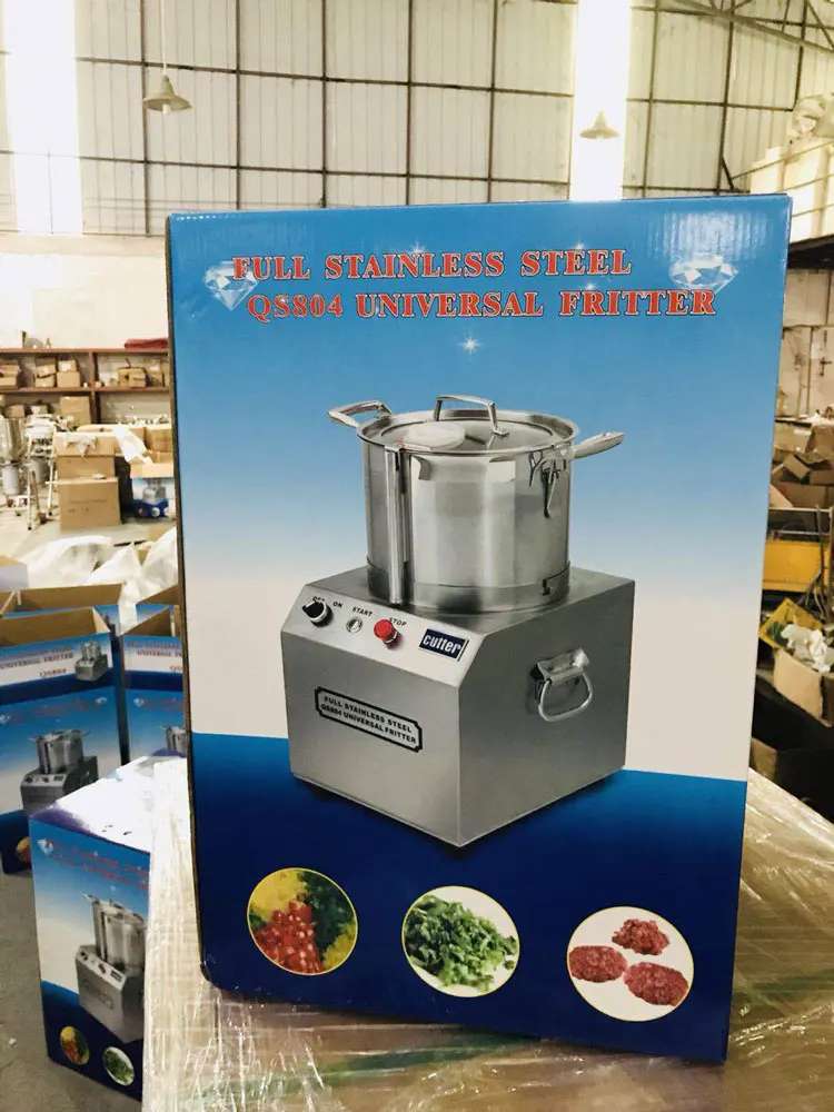 4L высокоскоростная машина для резки мяса из нержавеющей стали, универсальная фритюрница, овощерезка, чесночный фарш, Мясорубка 110 В 220 В
