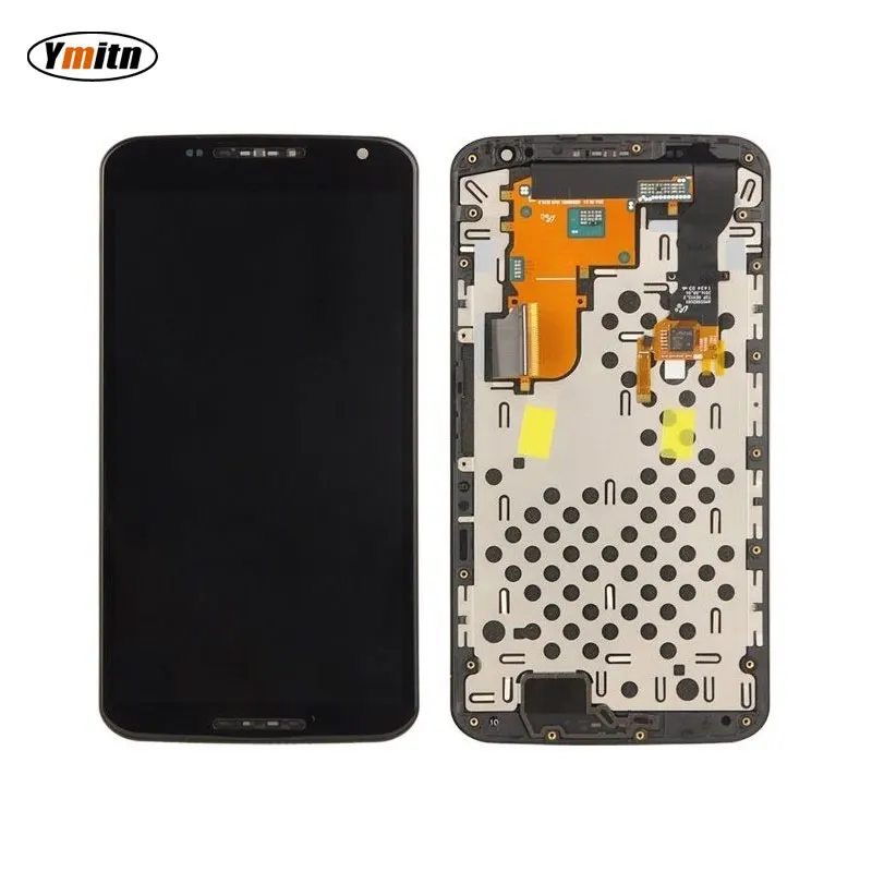 

Ymitn Оригинальный стеклянный ЖК-дисплей сенсорный экран дигитайзер в сборе с рамкой для motorola Nexus 6 XT1100 XT1103