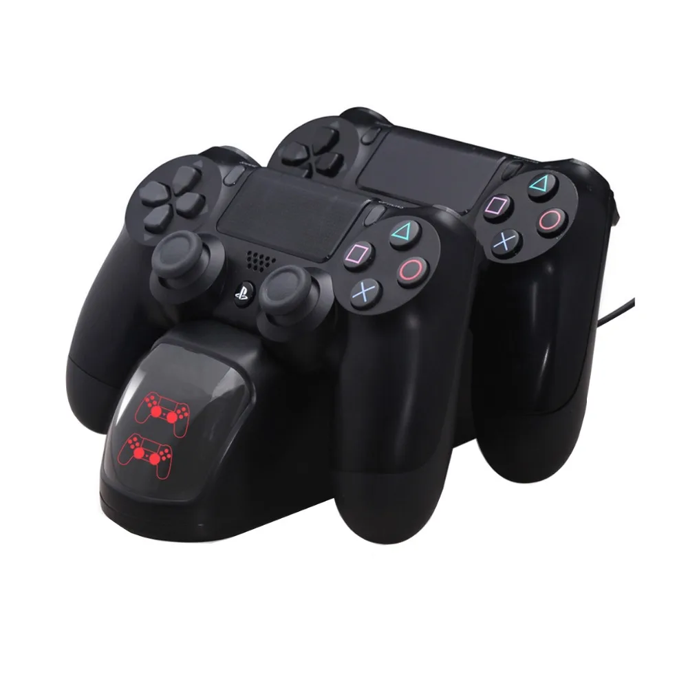 Для Sony PS4/PS4 тонкий/PS4 Pro контроллер Зарядное устройство док станция для зарядки с