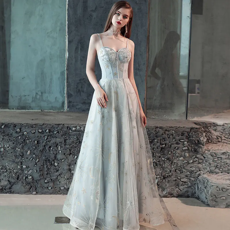 FADISTEE Новое поступление Вечерние платья Вечернее платье Vestido de Festa robe de soiree maxi vestidos de fiesta de noche из Мягкого Тюля