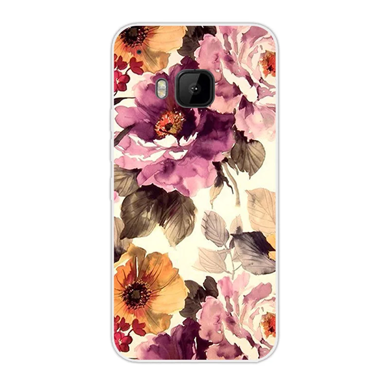 Защитный чехол для HTC One M9 Coque мягкий ТПУ 5 0 дюйма с изображением жирафа Fundas