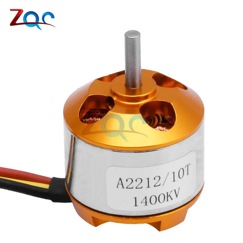 Бесщеточный двигатель A2212 930KV 1000KV 1400KV 2200KV 2700KV для РУ самолета мультикоптера