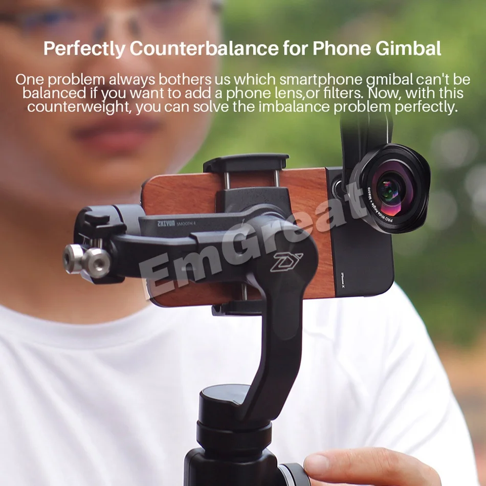 Zhiyun Smooth 4 Gimbal аксессуары с микрофоном Gorpo адаптер L кронштейн type-C зарядный кабель противовес телефон объектив светильник
