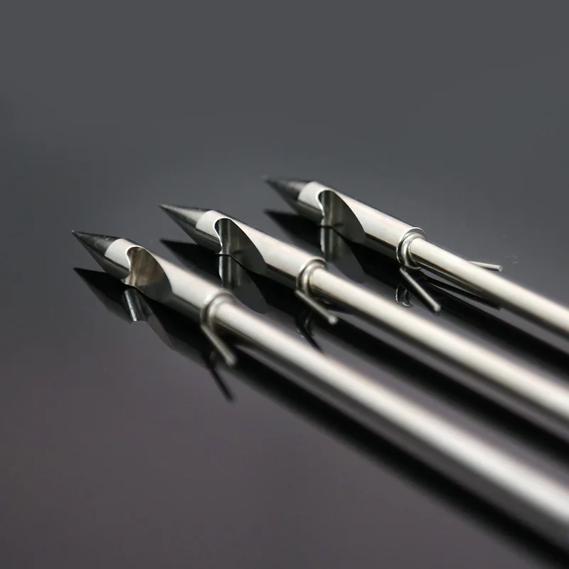 2шт стрела из нержавеющей стали лук рогатки стрельба рыба Дротика охотничья