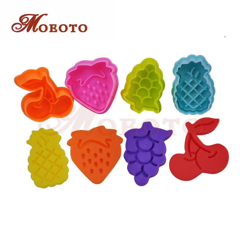 Mp-5 Симпатичные Фрукты пластиковый толкатель набор печенья классические