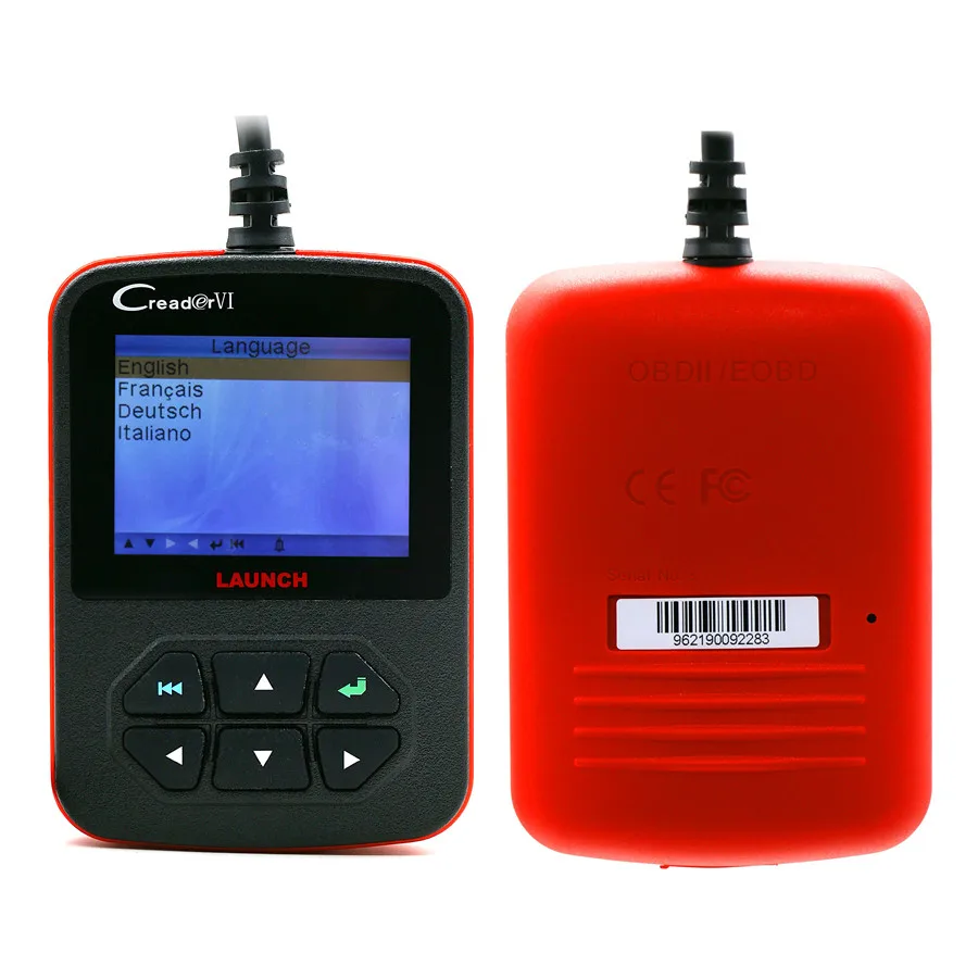 Оригинальный Launch Creader VI OBD2 считыватель кодов Поддержка многоязычного 6 OBDII сканер