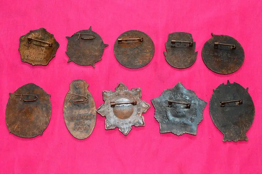 Памятная медаль в китайском стиле 10 шт.|medals military|medal awardmedal war |