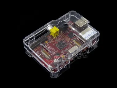 Чехол A для Raspberry Pi 1A/1B Прозрачный Цветной корпус легко установить